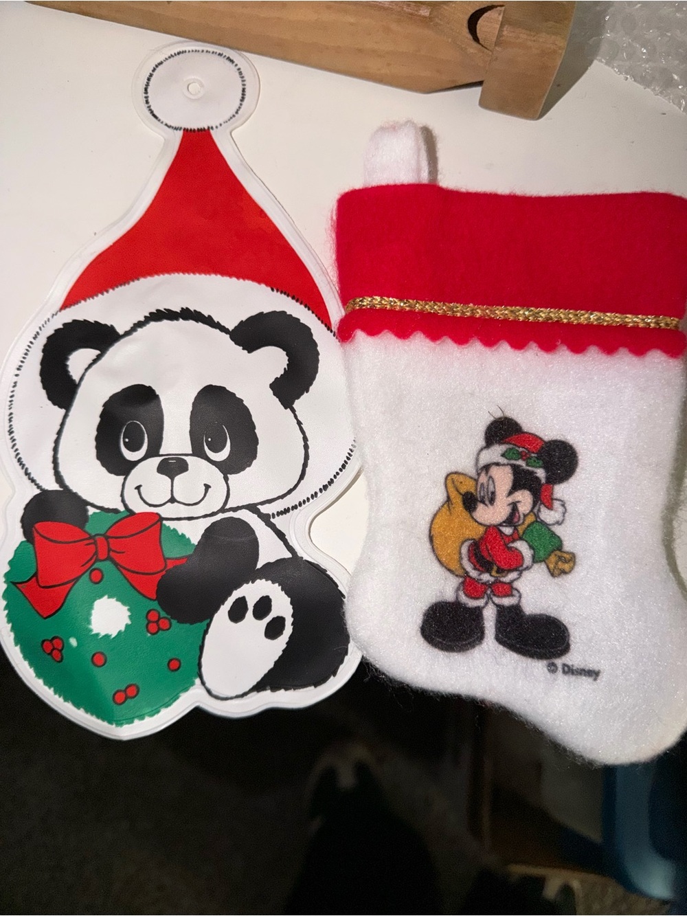 Hallmark Kids Holiday Stocking Set - White, Red, Green, Black